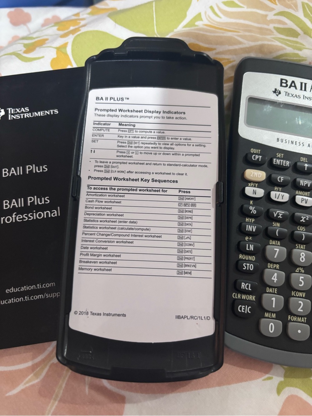 Texas Instruments Business Calculator - Picture 2 of 3